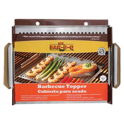 Mr. Bar-B-Q Prestige Stainless steel Grill Topper