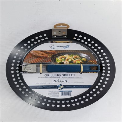 MR.BAR-B-Q Non-Stick Skillet With Removable Handle