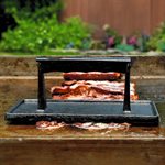 Presse à viande rectangulaire en fonte à Razor