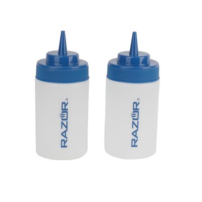 Lot de 2 flacons souples pour Razor