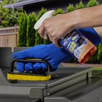 MR.BAR-B-Q Oversized Grill Scrub Brush Set