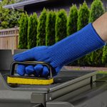 MR.BAR-B-Q Oversized Grill Scrub Brush Set