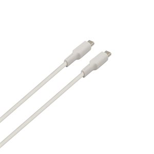 NüPower câble USB-C à USB-C de 1.5m (5 pi) Blanc