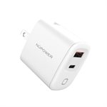 NUPOWER 30W Dual Port Power Adapter White