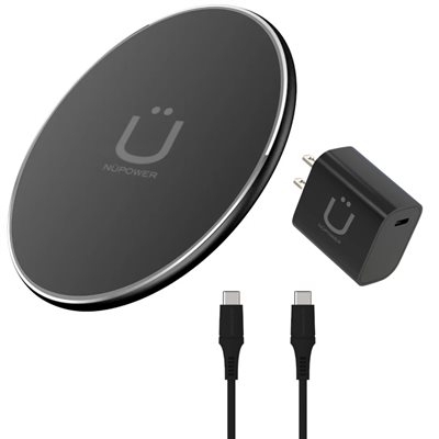 NuPower 15W Wireless Charging Pad Combo