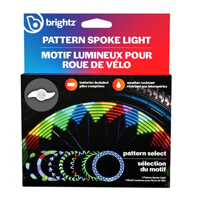 Brightz Pattern Select Bike Spoke Light