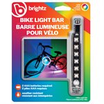 Barre lumineuse Brightz pour vélo - Couleur au choix - Éclairage de cadre