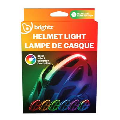 Sélection de la couleur de l'éclairage DEL Brightz pour casque