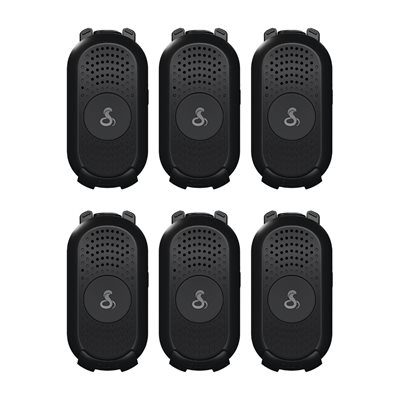 Pack de 6 radios professionnelles compactes Cobra PX280
