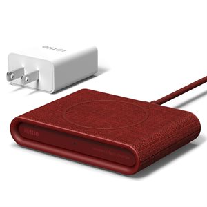 Mini tapis de recharge sans fil iOttie iON - rouge