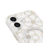 Case-Mate iPhone 17 Floral Gems Gold w / Mag