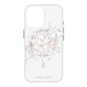 CaseMate Karat Phone Case with MagSafe for iPhone 16, Touch of Pearl
