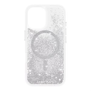 Case-Mate Waterfall Case with MagSafe for iPhone 16, Silver