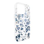Coque Kate Spade pour iPhone 16 Pro - Fleurs bleues - avec MagSafe