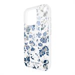 Coque Kate Spade pour iPhone 16 Pro - Fleurs bleues - avec MagSafe