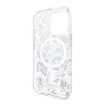 Coque Kate Spade pour iPhone 16 Pro - Fleurs bleues - avec MagSafe