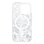 Coque Kate Spade pour iPhone 16 Pro - Fleurs bleues - avec MagSafe