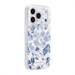 Coque Kate Spade pour iPhone 17 - Fleurs bleues - avec MagSafe