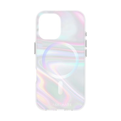 Case-Mate Soap Bubble Iridescent Case with MagSafe for iPhone 16