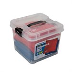 Lot de 8 poches de rechange pour Cornhole de Triumph 8 poches (6"x6", 12.5oz) en microfibre avec bac – Rouge et bleue