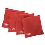 Lot de 8 poches de rechange pour Cornhole de Triumph 8 poches (6"x6", 12.5oz) en microfibre avec bac – Rouge et bleue