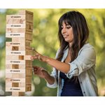 TRIUMPH Jumbo Fun Size Tumble Tower Wooden Stacking Block Game