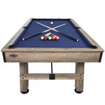 AMERICAN LEGEND 90" Brookdale Pool Rustic Finish Modern Billiard Table