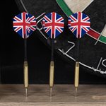 Escalade Dublin Bristle Dartboard, Steel Tip Darts and Cabinet Set