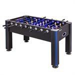 ATOMIC 58" Azure LED Light Up Foosball Soccer Arcade Table Black