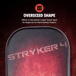 ONIX Stryker 4 Composite Red Pickleball Paddle