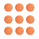 ONIX Fuse Lot de 3 boules de pickleball d'intérieur, orange 9 PAK - 3 paquets de 3 dans une boîte marron