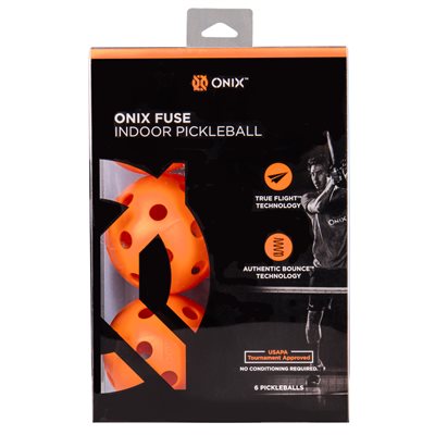 ONIX Fuse Indoor Balls 6-Pack - Orange