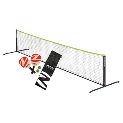Zume Games 2-Player Pickleball Recreational Net Set and Carrying Case - Black / Green Zume Games 2-Player Pickleball Recreational Net Set and Carrying Case - Black / Green