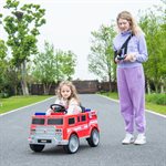 Freddo 12V Firetruck 1 Seater Ride on - Red