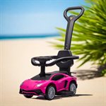 Voiture jouet Lamborghini 3 en 1 pour enfants à pousser