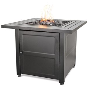 Endless Summer Propane Gas Outdoor Fire Table with Steel Mantel