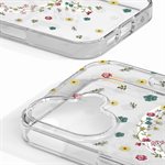 iDeal of Sweden Étui transparent avec MagSafe pour iPhone 16, petit fleuri