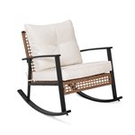Lausaint 3 Piece Patio Outdoor Conversation Set 