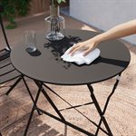 Lausaint Folding three-piece set Black