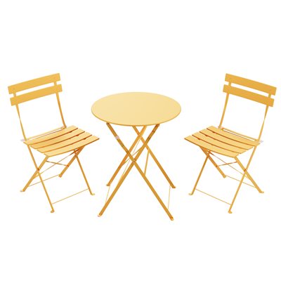 Ensemble pliable trois pièces Lausaint Jaune