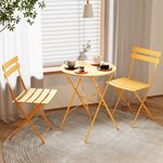 Ensemble pliable trois pièces Lausaint Jaune