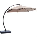 Lausaint 11FT Patio Umbrella with Base - Beige