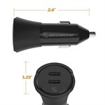 Scosche PowerVolt PD40 DualPort USB-C Car Charger