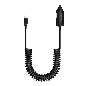 Scosche 20W PD Car Charger with Lgning Cable 3ft