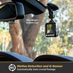 Scosche HD DVR Front Facing Dash Camera Black