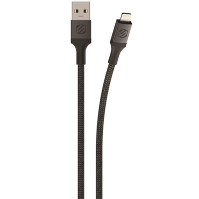 Scosche Strikeline Premium 4ft Lightning Cable - Black