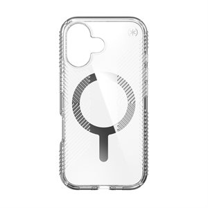 Speck Perfect Clear Grip Case with MagSafe for iPhone 16, Clear