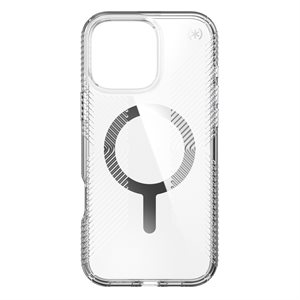 Speck Perfect Clear Grip Case with MagSafe for iPhone 16 Pro Max, Clear