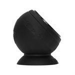 Speaqua - Barnacle Pro 2.0 Portable Waterproof Bluetooth Speaker with Built in Storage (2,000 songs) - Manta Ray Black