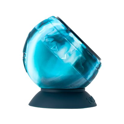 Speaqua - Barnacle Pro 2.0 Portable Waterproof Bluetooth Speaker with Built in Storage (2,000 songs) - Tidal Blue